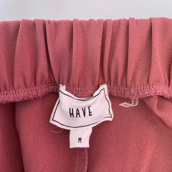 Pink Tie Front Shorts - Picture 4 of 6